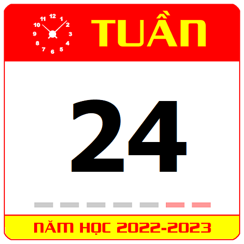 TKB Tuần 24 (từ 09/01 đến 15/01, năm học 2022-2023)